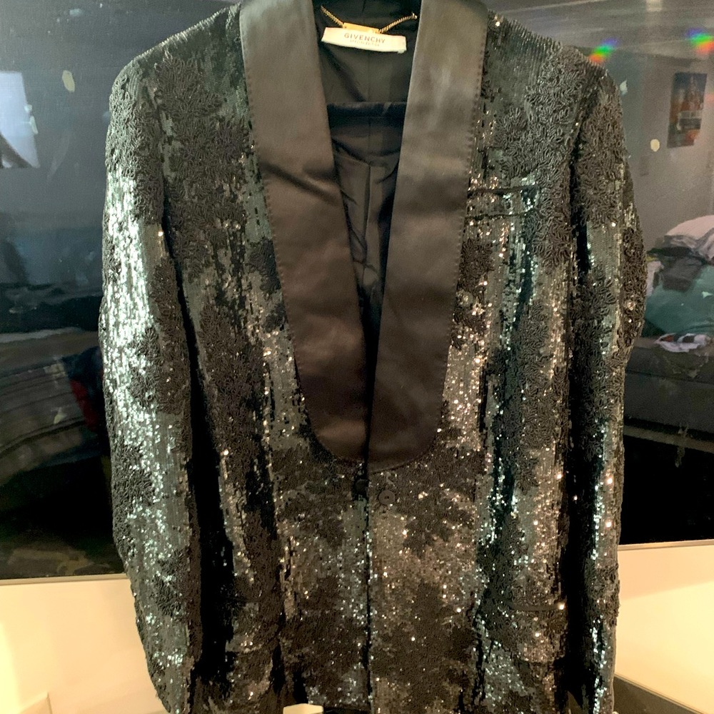 Givenchy Special Edition beaded tux jacket